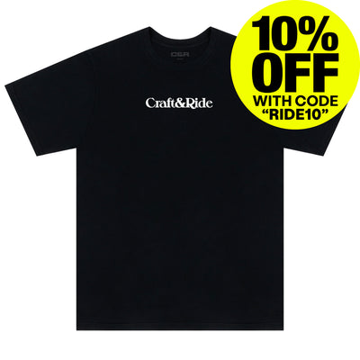 Craft&Ride® Classic T-Shirt in Black