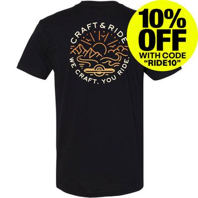 Craft&Ride® Endless Summer T-Shirt in Black