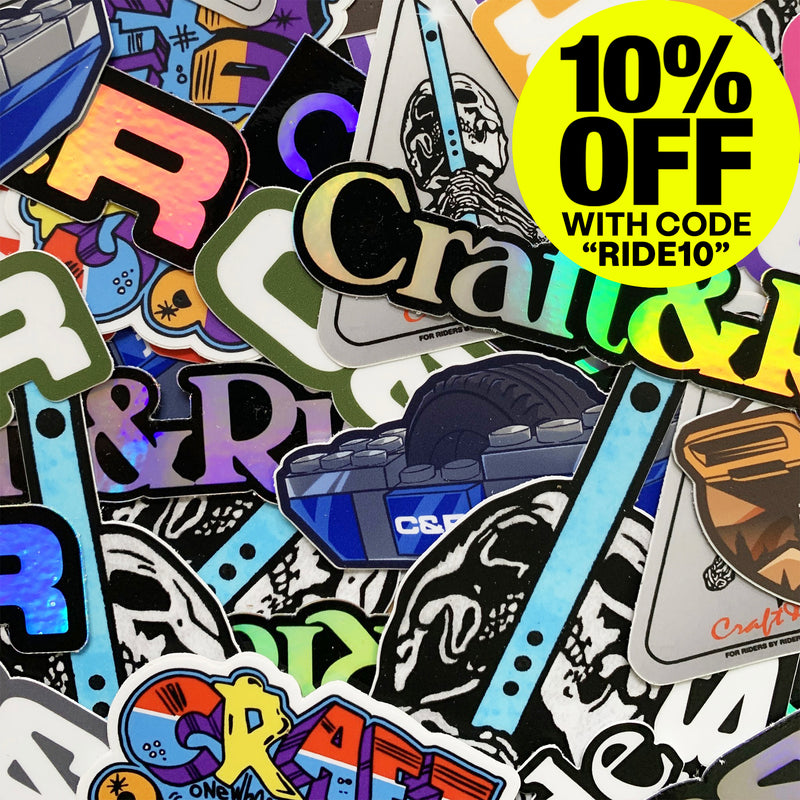 Craft&Ride® Sticker Pack (10 Stickers)