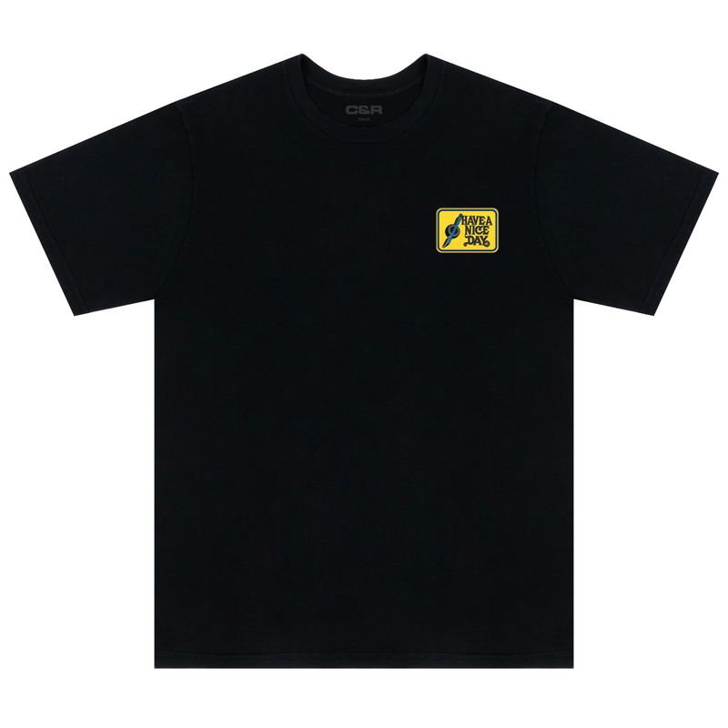 Craft&Ride Have A Nice Day T-Shirt in Black