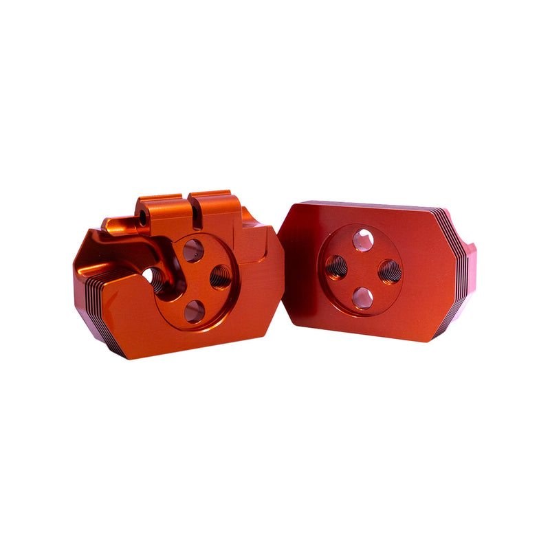 Float Blocks for Onewheel GT S-Series & GT™ | The Float Life | Onewheel GT Axle Blocks - Burnt Orange