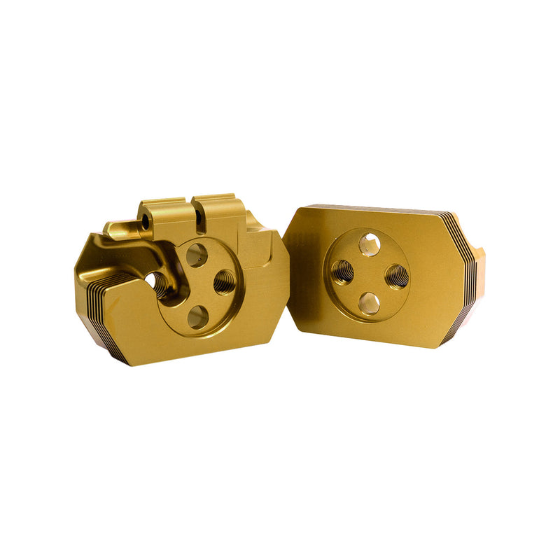 Float Blocks for Onewheel GT S-Series & GT™ | The Float Life | Onewheel GT Axle Blocks - Gold