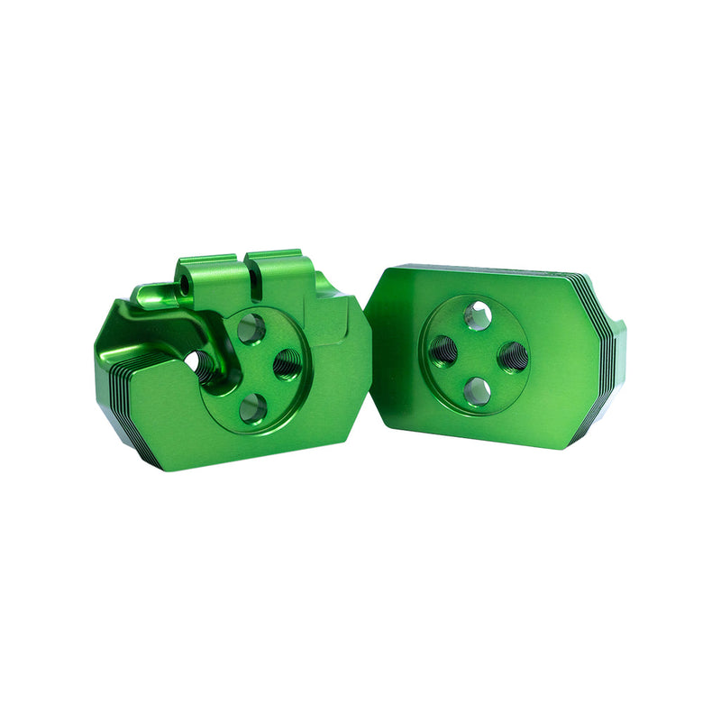 Float Blocks for Onewheel GT S-Series & GT™ | The Float Life | Onewheel GT Axle Blocks - Green