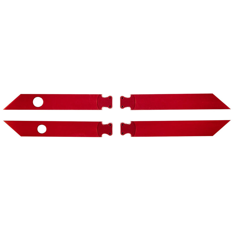 Varials (Quarter Panels Only) Rail System for Onewheel+ XR™ | The Float Life | Onewheel XR Rails - Red