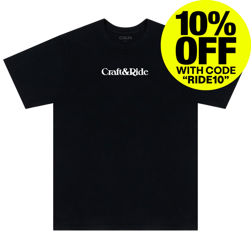 Craft&Ride® Classic T-Shirt in Black