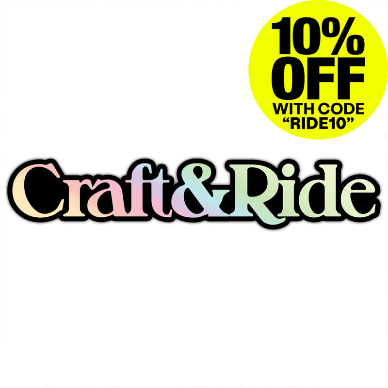 Craft&Ride® Sticker in Holographic Edition