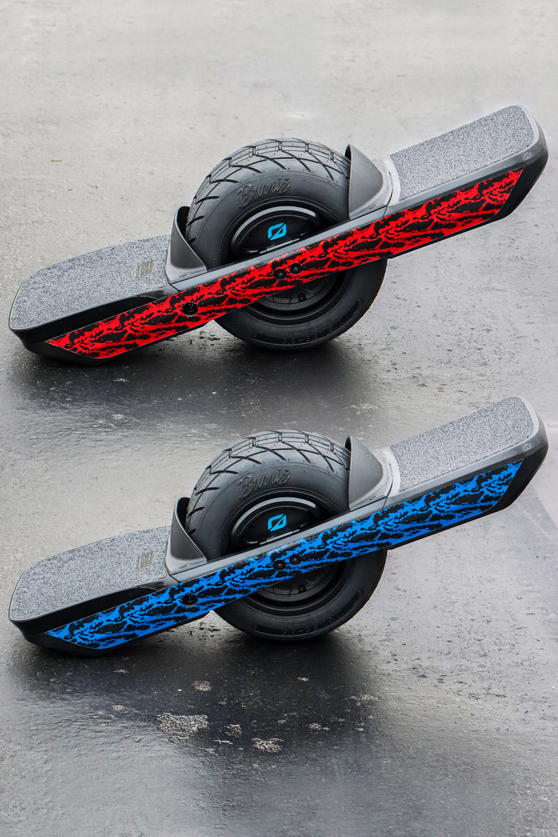 Craft&Ride® Rail Guards for Onewheel GT S-Series, GT, XR, Pint X, & Pint™ | Onewheel Rail Guards in Red Tiger Camo Edition & Blue Tiger Camo Edition