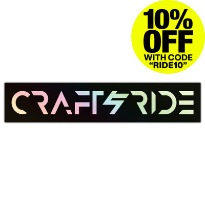 Craft&Ride® Future Sticker in Holographic Edition