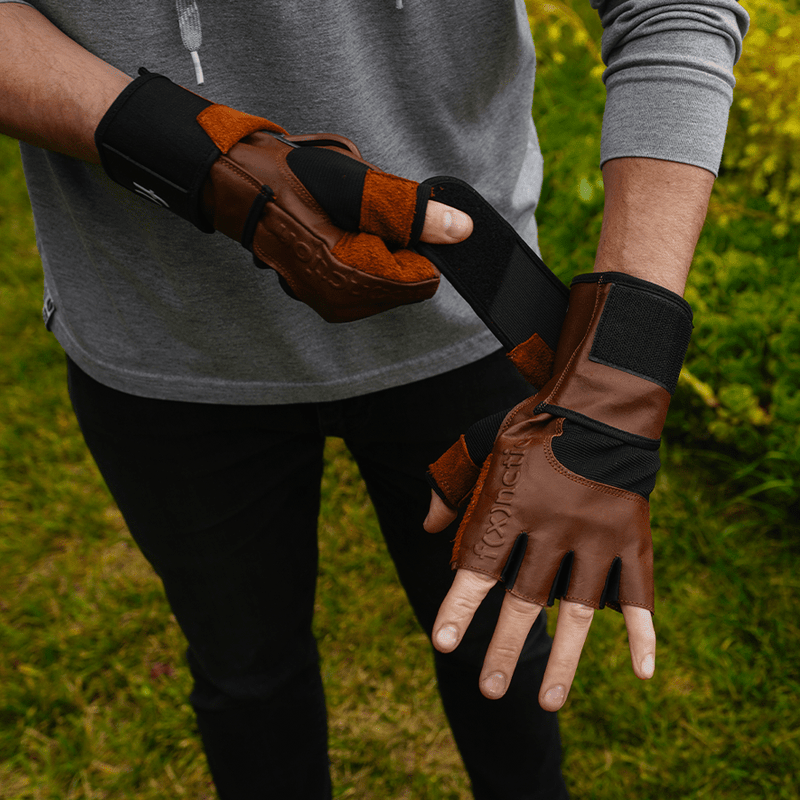 Fxnction Shredder Wrist Guards for Onewheel™ in Brown