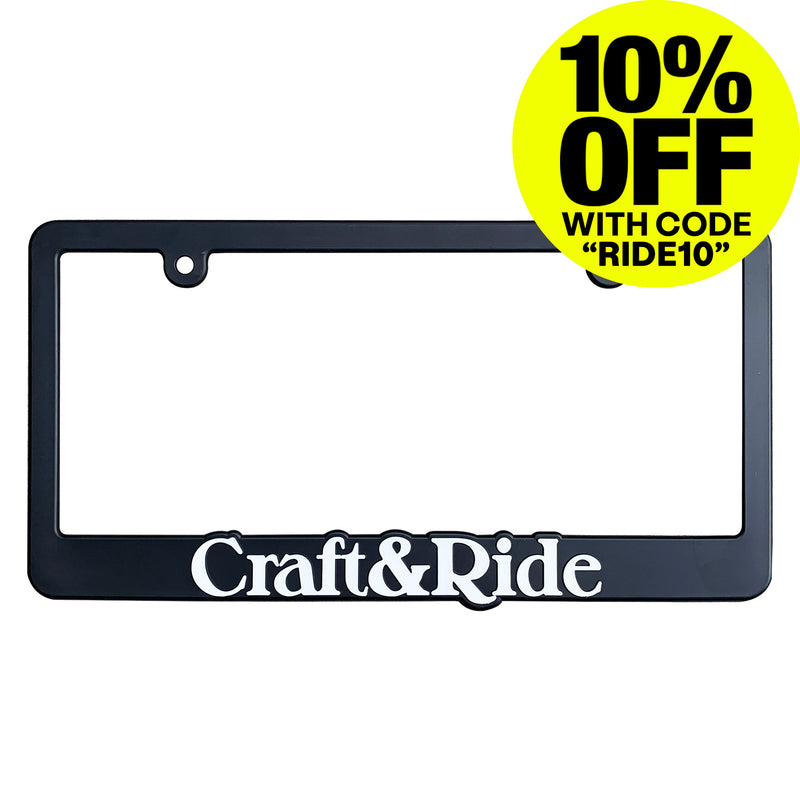Craft&Ride® License Plate Frame