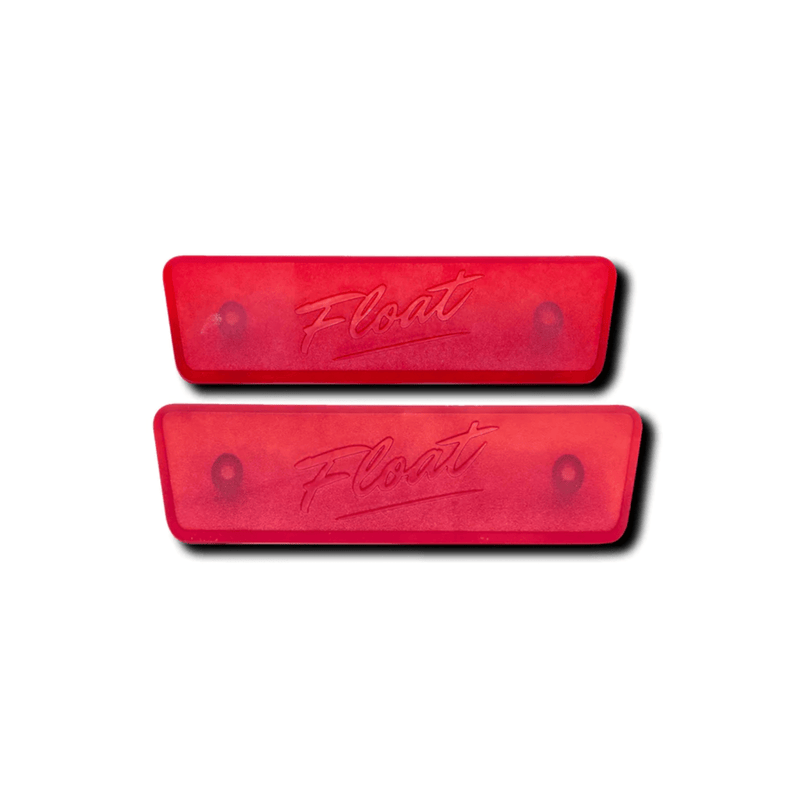 Rail Badges for WTF Homebrew Rails in Red Retro 64