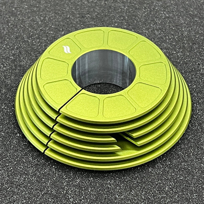 Stone Cold Chillers Axle Heatsinks for Onewheel GT S-Series & GT™ | Land-Surf | Onewheel GT Axle Heatsinks - Lime Green