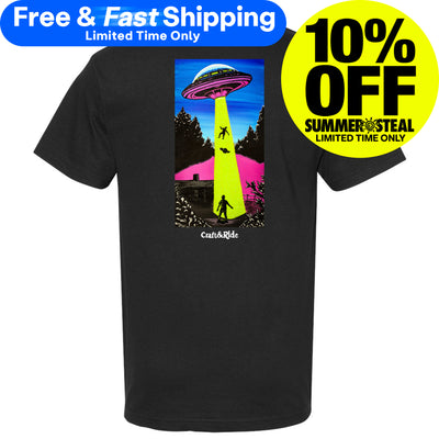 Craft&Ride® UFO T-Shirt in Black