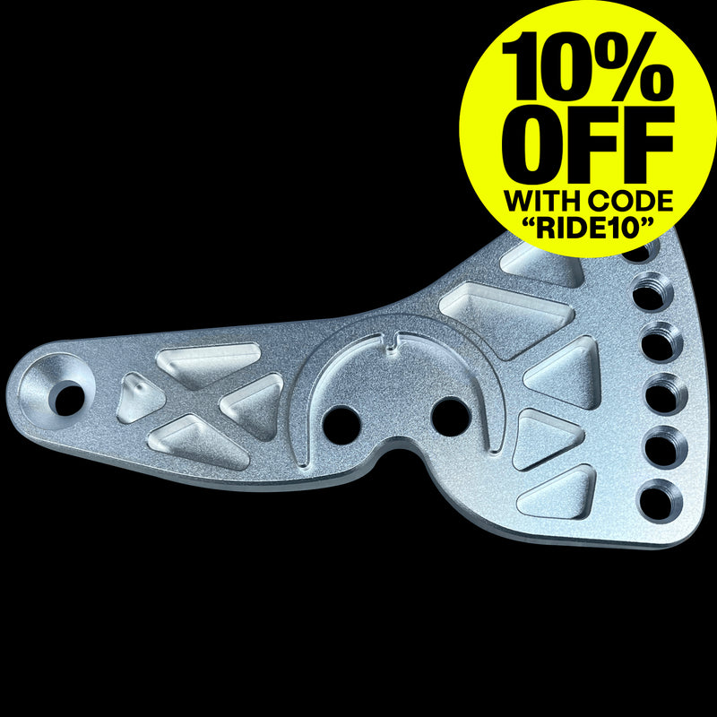 VRH (Variable Ride Height) System for Onewheel GT S-Series & GT™ | Land-Surf | Onewheel GT Lower Kit - Silver