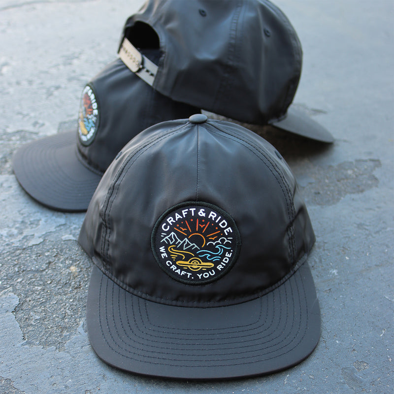 Craft&Ride Endless Summer Refresh Snapback Hat in Black
