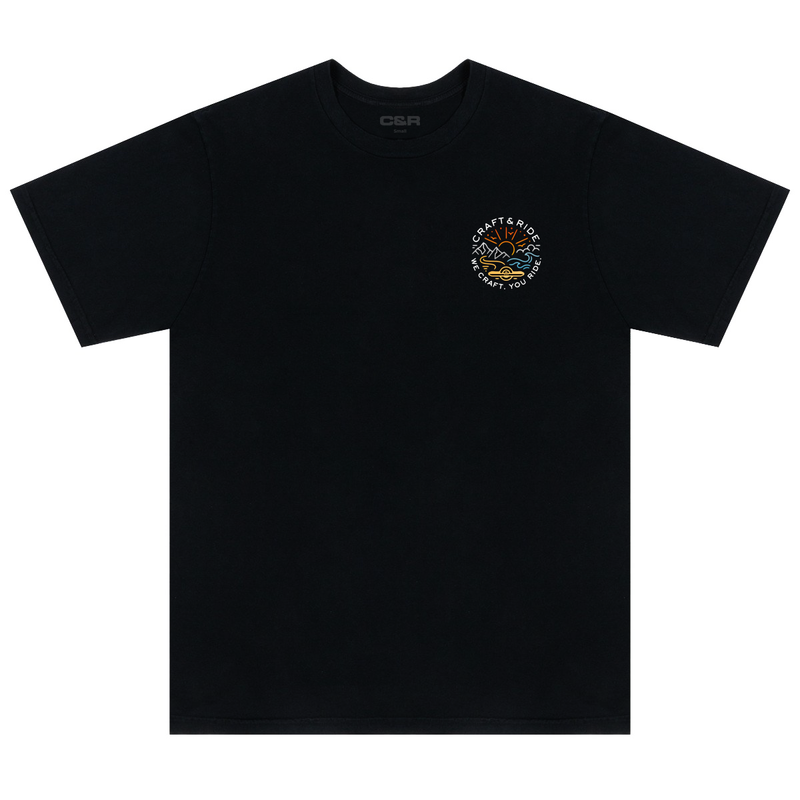 Craft&Ride Endless Summer Refresh T-Shirt in Black