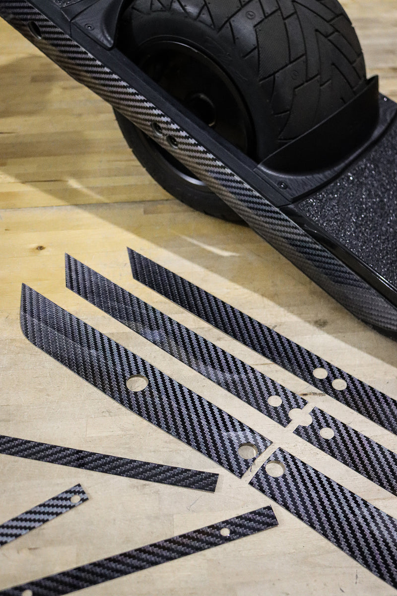 Craft&Ride Rail Guards for Onewheel™ in Printed Carbon Fiber Edition