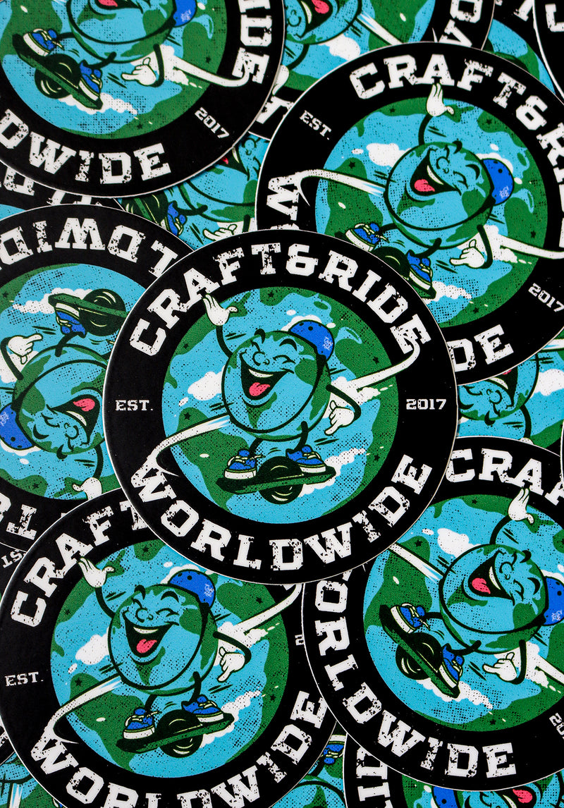 Craft&Ride Worldwide Stickers