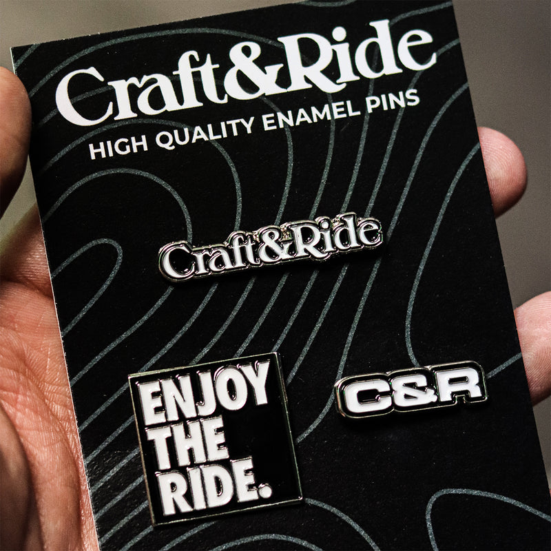 Craft&Ride Enamel Pin Set