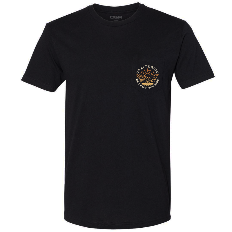 Craft&Ride Endless Summer T-Shirt in Black