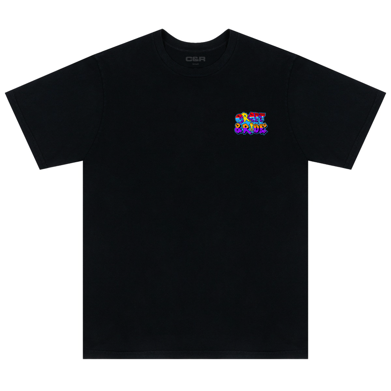 Craft&Ride Graffiti T-Shirt in Black