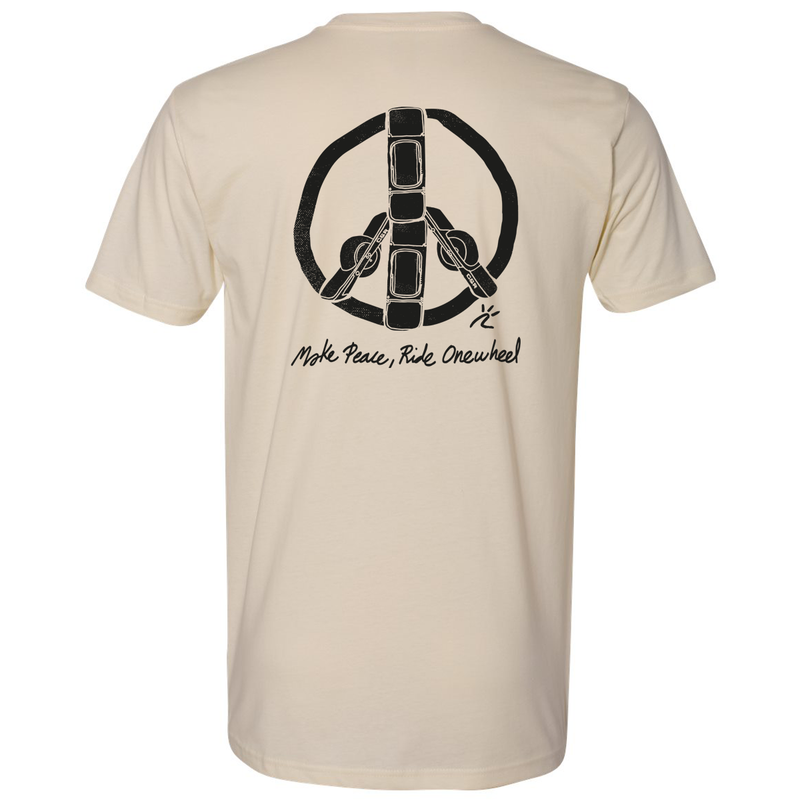 Craft&Ride Peace T-Shirt in Tan