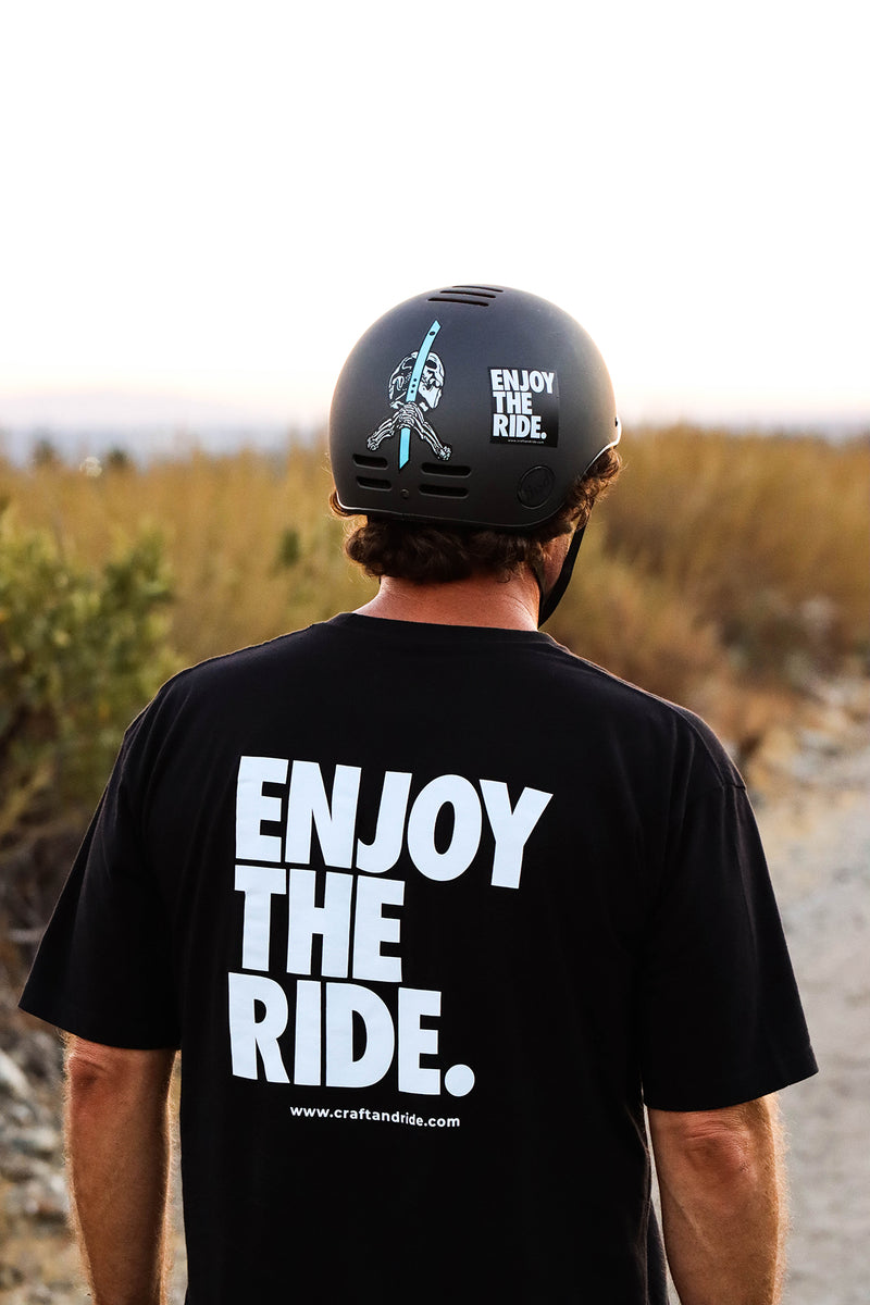 Craft&Ride Enjoy The Ride T-Shirt in Black