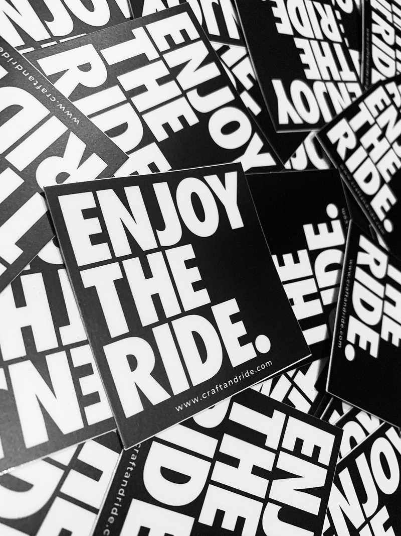 Enjoy The Ride Stickers